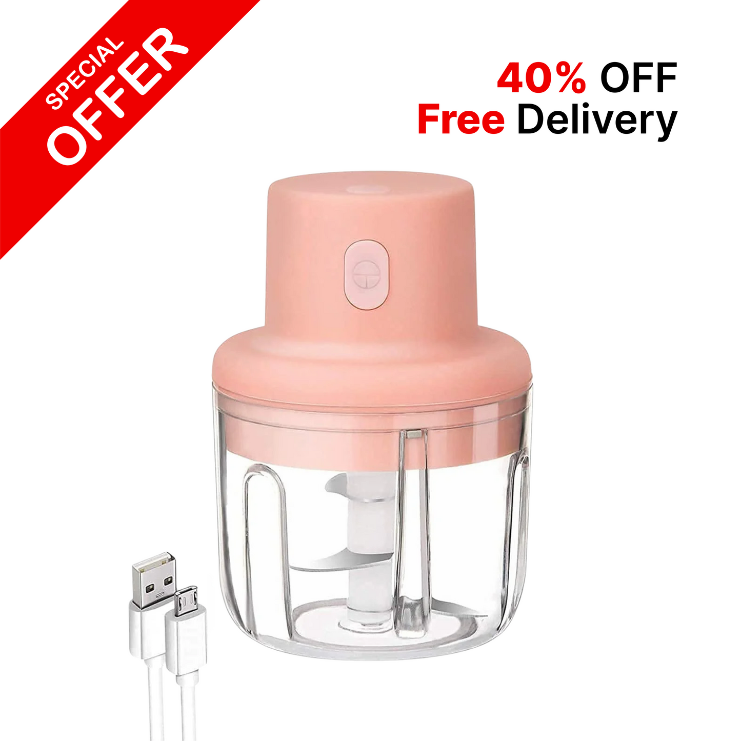 Electric Mini Vegetable Chopper