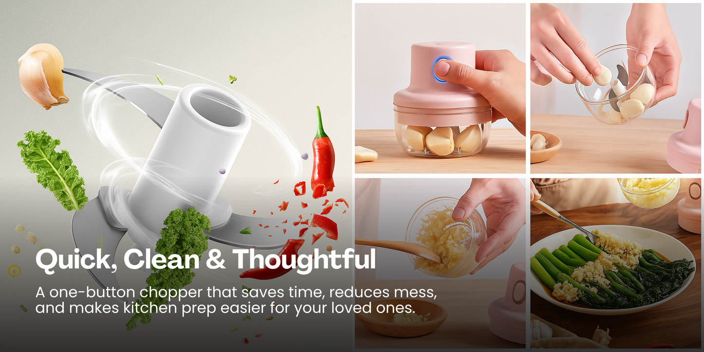 Electric Mini Vegetable Chopper