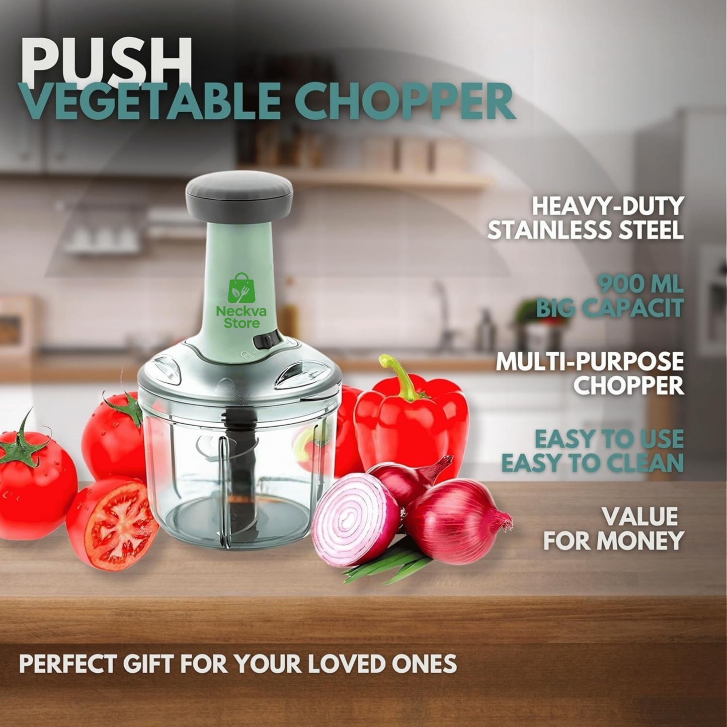 Manual Fruit and Vegetable Chopper