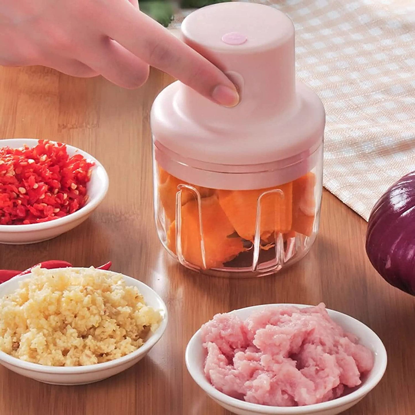 Electric Mini Vegetable Chopper